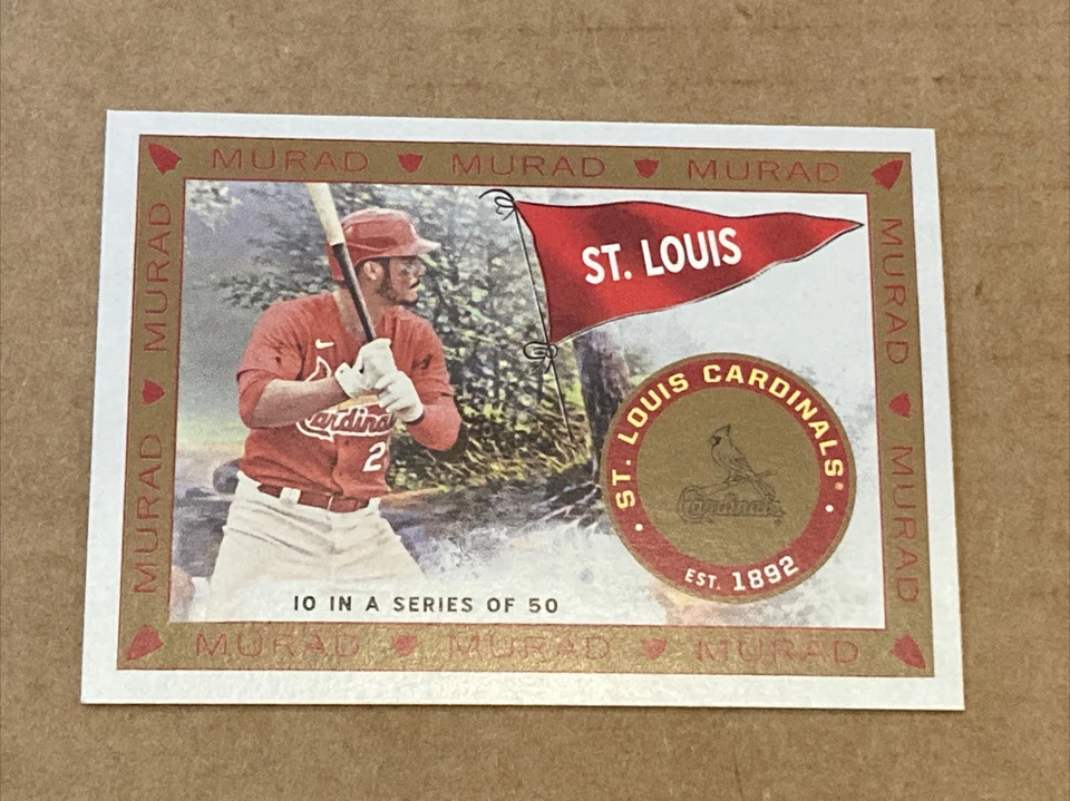 2021 Topps Allen & Ginter T51 Murad Reimagined #MR-10 Nolan Arenado Cardinals - Image 1 of 2