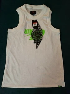 Jordan JUMPMAN Jersey&Shorts Wings  Size L Whit/Green/Black BQ8479-100 NWT !!! - Picture 1 of 9
