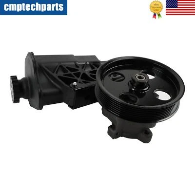 Bomba de dirección asistida para Dodge Ram 1500 2002-2007 3,7 L 4,7 L con depósito y polea Foto 1 de 4