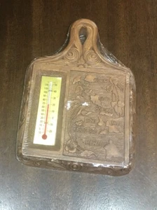 Termómetro vintage de recuerdo de Hawaii NOS estilo remache mapa colgante de pared sellado - Imagen 1 de 7