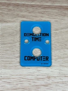 Demolition Man Playfield Plástico Nuevo Williams Pinball Piezas Demo 31-1919 t - Imagen 1 de 2