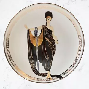 Piatto Art Decò Vintage Casa di Erte Glamour Decorativo Numerato Da Collezione - Foto 1 di 4