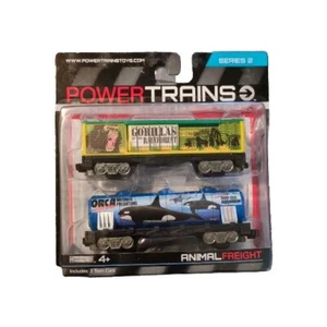 Power City Trains Series 2 Gorilla & Orca Freight Cars Sealed - Picture 1 of 2