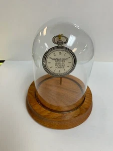 WALNUT WATCH AND TREASURE DOME 3X4-1/4" GLASS SIZE  - Picture 1 of 7