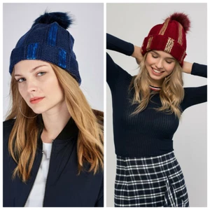 Gorro de mujer Beanie gorro de punto gorro de invierno cálido invierno gorro caniche N-254  - Imagen 1 de 3