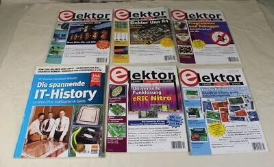 C16/ 4x ältere Zeitschrift - elektor + IT History von 2014 und 2016 - 1,4 Kg /84 - Bild 1 von 4