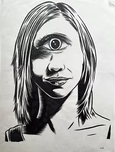 Cyclops Lady original art by Craig Horky - Picture 1 of 1