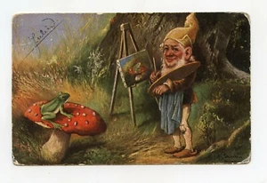 Illustrator Schonian. Feerie. The Dwarf Artist. Frog - Picture 1 of 2
