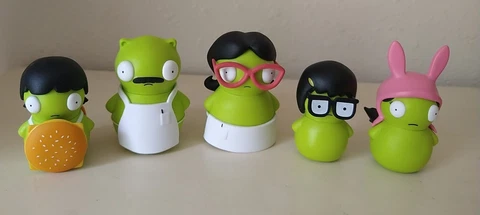 PhatMojo Bob's Burgers Kuchi Kopi Figures SDCC International Exclusive Lot Of 5 Cover