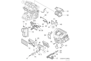 GENUINE SAAB 9-5 heater control unit resistor 05-2010 right hand drive 5468160 - Picture 1 of 1