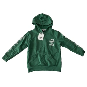 Sometime Soon Pullover Hoodie Toddler Size 4T Green I Will Change The World - Picture 1 of 20