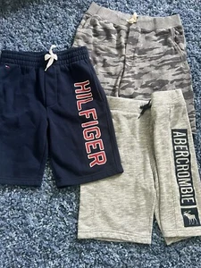 Polo, Tommy Hilfiger & Abercrombie sweat shorts Lot, Boys Large NWOT! - Picture 1 of 9
