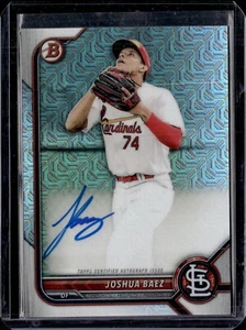 2022 Bowman Chrome Joshua Baez Rookie Auto Mojo Refractor Cardinals (56G) - Picture 1 of 2