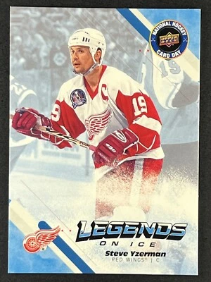 Steve Yzerman #NHCD-27 2023 Upper Deck National Card Day Detroit Red Wings - Image 1 of 2