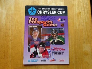 1997 Canadian Magazine Autographed by Marlea, Thornton, Luongo - Picture 1 of 4
