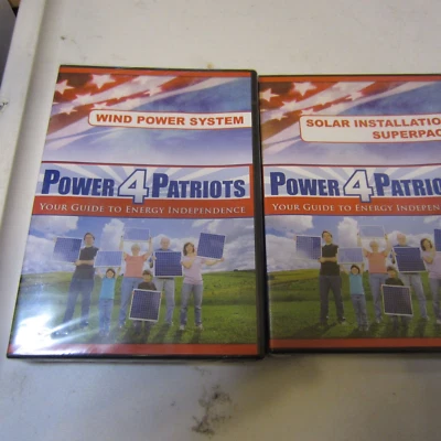 Power 4 Patriots ~ Solar Installation + Wind Power ~ DVD *New*Sealed - Image 1 of 2