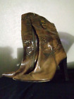 Steven By Steve Madden Vero Cuoio Leather Brown Boots Womens Sz 10