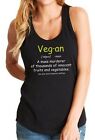 Women Tank Top Vegan Definition T Shirt Plant Based Plants Lover Save Lives Tee