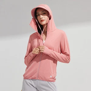 Women's UPF 50+ Sun Protection Hoodie Jacket Lightweight Long Sleeve Sun Shirt - Picture 1 of 16