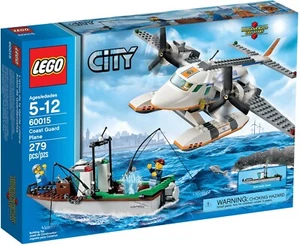 ✰ LEGO CITY ✰ COAST GUARD PLANE # 60015 ✰ FLOATPLANE FISHERMEN ✰USCG ✰ SEALED ✰ - Picture 1 of 8