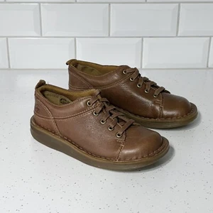 Dr. Martens Anjum Leather Shoes Size UK 3 Brown 5 Eyelet Women’s Lace Up Casual - Picture 1 of 10