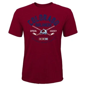 NHL Colorado Avalanche Boys Even Strength Triblend Short Sleeve Tee, X-Large/... - Picture 1 of 2