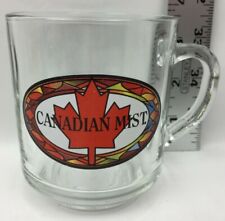 Canadian Mist Clear Glass Coffee Mug Cup Luminarc