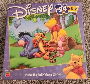 Mattel B1034 Disney Winnie the Pooh Tiger Piglet Eyore 24 Piece Puzzle Age 3 - 7 - Picture 1 of 3