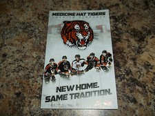 2015-16 MEDICINE HAT TIGERS WHL Hockey Pocket Schedule 