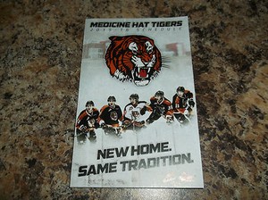 2015-16 MEDICINE HAT TIGERS WHL Hockey Pocket Schedule 