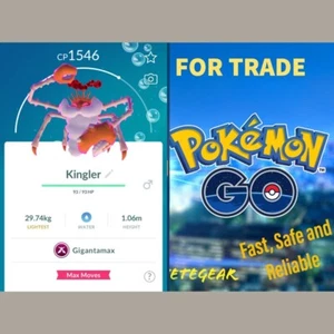 🌊 Pokemon GIGANTAMAX KINGLER para COMERCIO ✔ Entrega rápida 🌊 - Imagen 1 de 3