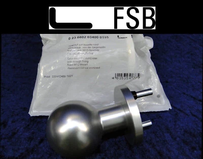 FSB Türknopf ASL-Rosette 23 0802 03400 Alu F1, Aufnahme M12, fest auf Rosette - Bild 1 von 3