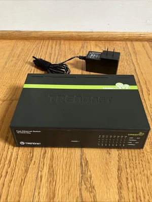 TRENDnet TE100-S16Eg 16-Port 10/100Mbps GREENnet Fast Ethernet Switch - Image 1 of 4