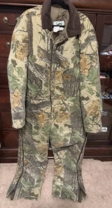 Vintage Duxbak quilted inside Coveralls XXL Regular RealTree Camo - Picture 1 of 11