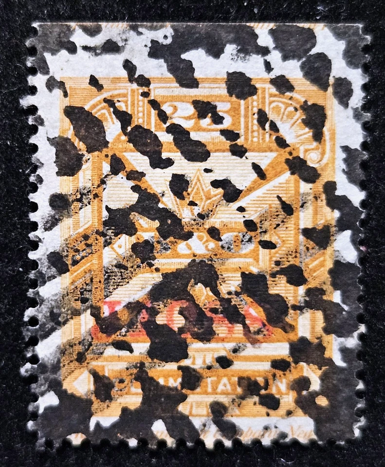 US Telegraph Revenue Stamp 1885 25c Baltimore & Ohio Telegraph Co. Scott # 3T4 - Image 1 of 1