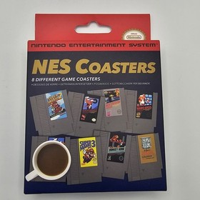 NES Nintendo Coasters 7 Set Mario 1 2 3 Excitebike Zelda Metroid Donkey Kong