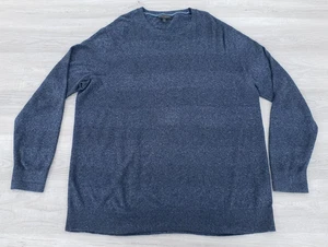 Banana Republic Silk Linen Tall XXL Men's Blue Heather Lightweight Sweater - Picture 1 of 13
