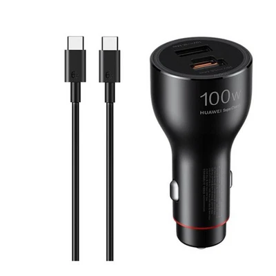 Original Huawei SuperCharge Car Charger Max 100W For Mate XTs X6 X5 Pura 80 Pro+ - Image 1 of 4