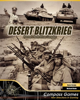 Compass Games Desert Blitzkrieg: североафриканская кампания Роммеля новая из старых запасов быстрая доставка - Изображение 1 из 3