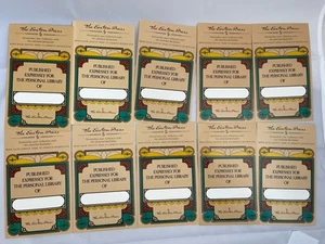 Easton Press Unused Plate Stickers Sticker Ex Libris - Picture 1 of 1