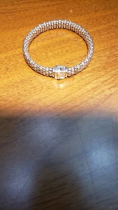 Lagos Caviar Sterling Bracelet 9mm Wide, Caviar Beads Excellent Condition 1.59oz - Picture 1 of 4