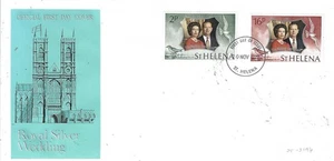 St. Helena - FDC - Royal Silver Wedding - 20.11.72 (25-3194) - Picture 1 of 1
