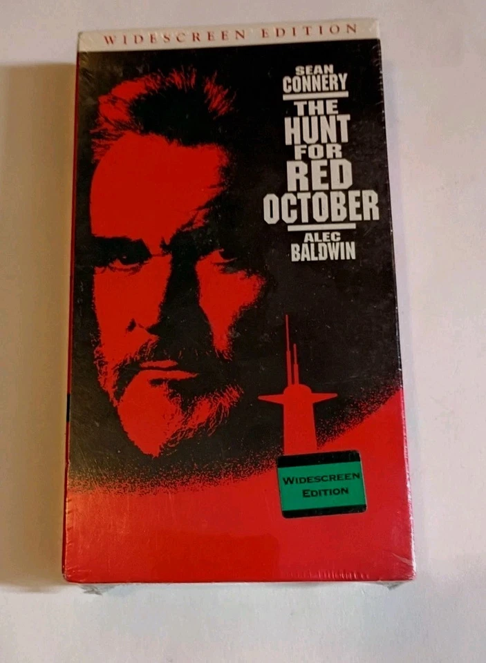 1996 The Hunt for Red October VHS Movie Video Widescreen Sean Connery New - Image 1 of 3