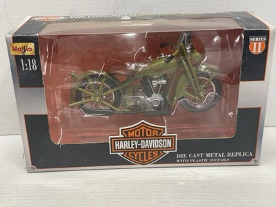 Maisto 1:18 1928 JDH Harley Davidson Doble Cámara Die Cast/Plástico Serie 11 En Caja Foto 1 de 4