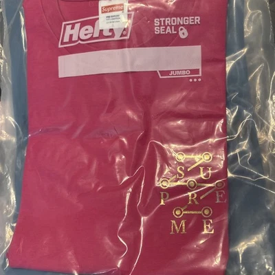 Camiseta Supreme Circirt FW14 - Grande - Rosa/Dorada - Usada (una vez) Excelente Estado Foto 1 de 3