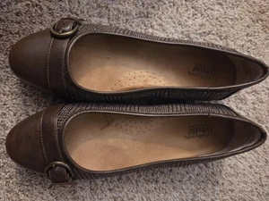 Croft & Barrow Ortholite Brown Plaid Flats Size 9 - Picture 1 of 7