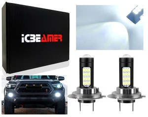 H7 Samsung LED 42 SMD White 6000K Headlight Xenon Fog Light Bulbs High Beam X56 - Picture 1 of 9