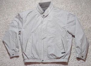 Members Only Jacket Mens M Beige Full Zip Pockets Bomber Casual Mariner - Picture 1 of 11
