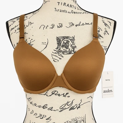 Sujetador Camiseta Enfermería Auden 36D Con Aros Marrón Ligeramente Forrado Cobertura Completa Nuevo con Etiquetas Foto 1 de 4