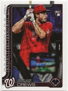 2025 Topps Complete Sets DYLAN CREWS Rookie Image Variation NATIONALS RC #74 QTY - Picture 1 of 1